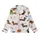Dachshund Lovers' Whimsical Halloween Dachshund Costumes Pattern with Skeletons, Witches, Bats, Pumpkins, & Ghosts in Orange, Purple, Green Kid Satin Pajamas Set - 2