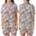 Kawaii Cat Lovers' Seamless Pastel Pink Blue Peach Lavender Cartoon Cats Pattern with Whimsical Yarn Balls Bows Satin Short-Sleeve Pajamas Set - 1