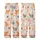 Christmas Cat Lovers' Whimsical Peach Festive Felines, Holly, Gifts & Golden Stars Pattern Kid Satin Pajamas Set - 3