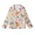 Christmas Cat Lovers' Whimsical Peach Festive Felines, Holly, Gifts & Golden Stars Pattern Kid Satin Pajamas Set - 2