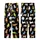 Cat Lovers' Playful Cartoon Cats Seamless Pattern with Multi-color Flat Art on Black Kid Satin Pajamas Set - 3