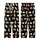 Cat Lovers' Cute Black Tan White Playful Cartoon Cats Paw Print Seamless Pattern Kid Satin Pajamas Set - 3