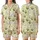 Cat Lovers' Whimsical Hand-Drawn White Chubby Cartoon Cats Pastel Yellow Seamless Pattern with Pink Tulips & Hearts Satin Short-Sleeve Pajamas Set - 1