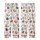 Kawaii Animal Lovers' Cute Cats Dogs Rabbits Playful Seamless Pattern White Grey Tan Flat Design Kid Satin Pajamas Set - 3