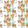 Corgi Lovers' Whimsical Ginger Orange Cream Corgi Stack Flat Art Forest Green Tartan Pattern Satin Short-Sleeve Pajamas Set - 4