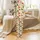 Women's Whimsical Dog Print 3-Pc Sleep Set: Festive Golden Retriever, Pug & Dachshunds Satin Pajamas Set - 2