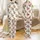 Women's Funny Farm Christmas: Cartoon Cow Santa Hat Pattern - Cozy Holiday Loungewear Satin Pajamas Set - 1