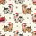 Women's Funny Farm Christmas: Cartoon Cow Santa Hat Pattern - Cozy Holiday Loungewear Satin Pajamas Set - 4