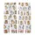 Cat Lovers' Kawaii Cartoon Cats All Over Print White Tan Grey Orange Brown Playful Pattern Kid Satin Pajamas Set - 3