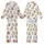 Cat Lovers' Kawaii Cartoon Cats All Over Print White Tan Grey Orange Brown Playful Pattern Kid Satin Pajamas Set - 1