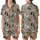 Cat Lovers' Illustrative Semi-Realistic Scattered Domestic Cat Natural Fur Greige-Taupe Pattern Satin Short-Sleeve Pajamas Set - 1