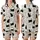 Cat Lovers' Whimsical Black Cat Silhouette & Outline Seamless Pattern with Yarn Balls on Creamy Off-White Satin Short-Sleeve Pajamas Set - 1