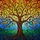 Nature Enthusiasts' Intricate Vibrant Tiffany Stained Glass Tree of Life Radiant Jewel Tone Gradient Mosaic Stained Glass Suncatcher - 5