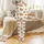 Personalised Mum's Floral Highland Cow & Calf Watercolor Oversized Lounge Top Satin Pajamas Set - 2