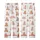 Whimsical Animal Lovers' Blush Pink Light Brown Capybara-like Pattern with Pale Yellow Flower Crowns Kid Satin Pajamas Set - 3