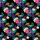 Disc Golf Aloha Pattern: Teal Basket & Tropical Bloom Design - Vibrant Fabric Art Hawaiian Shorts - 4