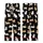 Cat Lovers' Cute Cartoon Cats Tan Striped White Orange Pink Hearts Black Pattern Kid Satin Pajamas Set - 3