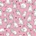 Cat Lovers' Vibrant Bubblegum Pink Whimsical White Cartoon Cat Pattern with Black Outlines & Paw Prints Satin Short-Sleeve Pajamas Set - 4