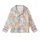 Cat Lovers' Adorable Hand-Drawn Cartoon Cats Pattern Soft Peach Pastel Pink Sky Blue Doodle Art Kid Satin Pajamas Set - 2