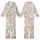 Cat Lovers' Adorable Hand-Drawn Cartoon Cats Pattern Soft Peach Pastel Pink Sky Blue Doodle Art Kid Satin Pajamas Set - 1