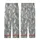 Breastfeeding Merino Wool Sleep Gown: Pampas Grass Muted Grey-Blue Organic Print Kid Satin Pajamas Set - 3