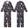 Pet & Owner Family Matching Gingerbread Snowman Holly Navy Christmas Pattern Sleep Set Kid Satin Pajamas Set - 1