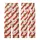 Whimsical Holiday Design: Cream Candy Cane Stripe Reindeer Santa Gingerbread All-Over Print Kid Satin Pajamas Set - 3