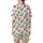 Christmas Pajamas: Classic Illustrative Evergreen Ornaments Gift Box White Sleep Set Satin Short-Sleeve Pajamas Set - 3