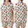 Christmas Pajamas: Classic Illustrative Evergreen Ornaments Gift Box White Sleep Set Satin Short-Sleeve Pajamas Set - 1