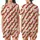 Whimsical Holiday Design: Cream Candy Cane Stripe Reindeer Santa Gingerbread All-Over Print Satin Short-Sleeve Pajamas Set - 1