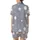 Women's Cozy Welsoft Fleece Jumpsuit: Lavender Scattered Polka Dot, Hooded, Butt Flap Satin Short-Sleeve Pajamas Set - 3