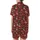 Pug Lover's Merry Pugmas Santa Dog Christmas Tree Print Pajamas Set Satin Short-Sleeve Pajamas Set - 3