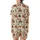 Western Enthusiast Vintage Hand-Drawn Rodeo Scene Bucking Bronco Roping Cowboy Desert Pattern Wearable Art Satin Short-Sleeve Pajamas Set - 3