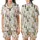 Women's Satin Pajamas Set: Nutcracker Ballerina Watercolor Christmas Ballet Pattern Satin Short-Sleeve Pajamas Set - 1