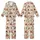 Western Enthusiast Vintage Hand-Drawn Rodeo Scene Bucking Bronco Roping Cowboy Desert Pattern Wearable Art Kid Satin Pajamas Set - 1