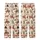 Western Enthusiast Vintage Hand-Drawn Rodeo Scene Bucking Bronco Roping Cowboy Desert Pattern Wearable Art Kid Satin Pajamas Set - 3