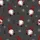 Whimsical Gnome Fan: Buffalo Plaid Gnomes, Snowflakes & Evergreen Dark Charcoal Allover Print Satin Short-Sleeve Pajamas Set - 4