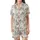 Rabbit Lover's Black & Grey Etched Bunny & Botanical Print Relaxed Comfort Sleep Set Satin Short-Sleeve Pajamas Set - 2