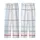 Women's Light Blue Windowpane Plaid Muslin Cotton Summer Lounge Sleepwear Set Kid Satin Pajamas Set - 3