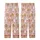 Blush Pink Gingerbread Village: Frosted Houses, Gumdrop Roofs, Snowflakes & Holly Pattern Kid Satin Pajamas Set - 3