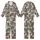 Raccoon Enthusiast's Photorealistic Woodland Repeat Pattern - Pale Grey Wildlife Design Kid Satin Pajamas Set - 1