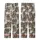 Raccoon Enthusiast's Photorealistic Woodland Repeat Pattern - Pale Grey Wildlife Design Kid Satin Pajamas Set - 3