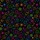 Women's Neon Glow Christmas Pajama Set: Vibrant Festive Pattern with Gingerbread & Starbursts Satin Short-Sleeve Pajamas Set - 4