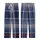 Men's Classic Navy Slate Plaid DIY Loungewear Project - Tartan Sleepwear Template Kid Satin Pajamas Set - 3