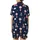 Little Dreamer's Teddy Bear Car & Balloon Journey Fabric Design Satin Short-Sleeve Pajamas Set - 3
