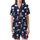 Little Dreamer's Teddy Bear Car & Balloon Journey Fabric Design Satin Short-Sleeve Pajamas Set - 2