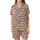 Women's Mahjong Tile Polyester Pajama Bottoms: Bamboo Dots Dragons Game Night Sleepwear Satin Short-Sleeve Pajamas Set - 2