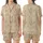 Women's Western Pajama Set: Vintage Galloping Horses & Desert Cactus Art - Poly-Spandex Comfort Satin Short-Sleeve Pajamas Set - 1