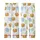 Pancakes & Pajamas Theme: Whimsical Golden Breakfast & Cozy Blue Green Pattern Pajamas Kid Satin Pajamas Set - 3