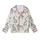 Rabbit Lover's Black & Grey Etched Bunny & Botanical Print Relaxed Comfort Sleep Set Kid Satin Pajamas Set - 2